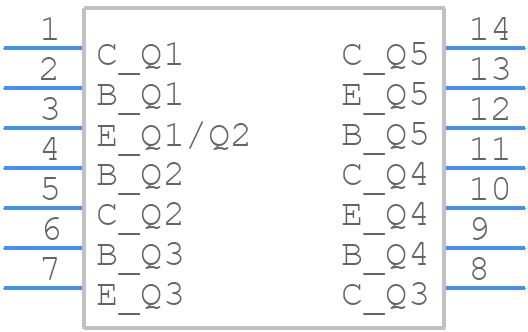 LM3086N - Texas Instruments - PCB symbol