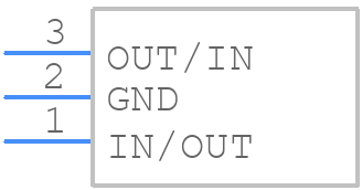 ECS-CTP-8.00-30-TR - ECS - PCB symbol