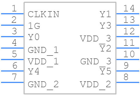 LMK1C1106PWR - Texas Instruments - PCB symbol