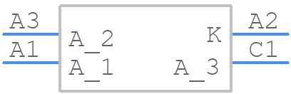 LA E67F-BADB-24-3A5A-50-R18 - ams OSRAM - PCB symbol