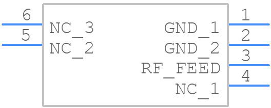 PRO-OB-471 - RF SOLUTIONS - PCB symbol