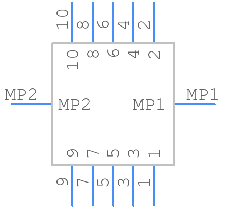 213227-1010 - Molex - PCB symbol