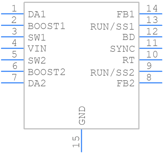 LT3509EDE#TRPBF - Analog Devices - PCB symbol