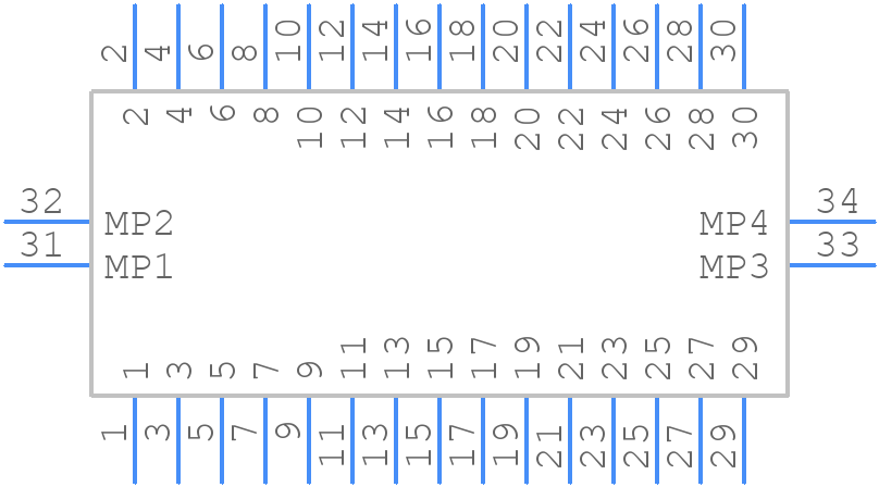 AXF6D3012A - Panasonic - PCB symbol