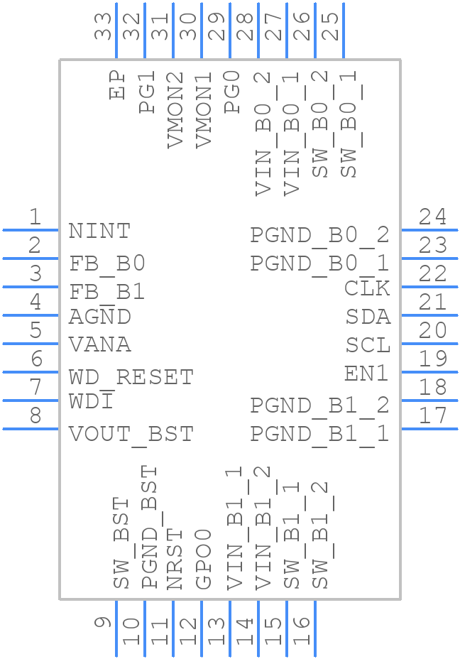 LP87702DRHBRQ1 - Texas Instruments - PCB symbol