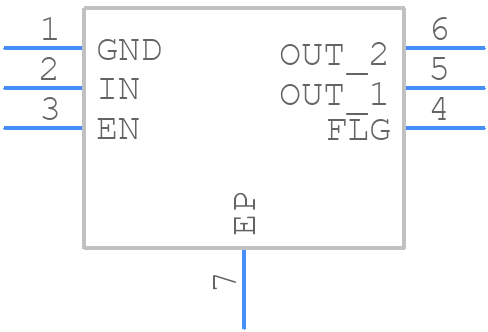 AP2151DFMG-7 - Diodes Incorporated - PCB symbol