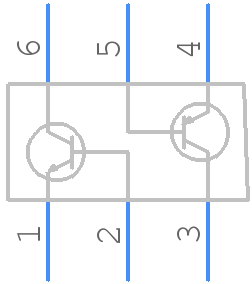 BC847BPN_R1_00001 - PANJIT - PCB symbol