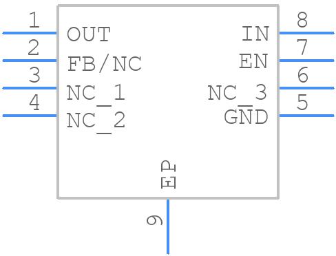 TPS7B8433QWDRBRQ1 - Texas Instruments - PCB symbol