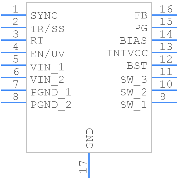 LT8610IMSE#TRPBF - Analog Devices - PCB symbol