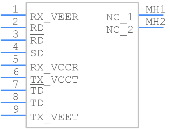 AFCT-5815BZ - Avago Technologies - PCB symbol