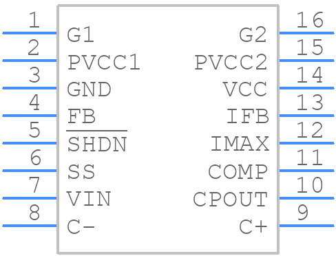 LTC1649IS#PBF - Analog Devices - PCB symbol