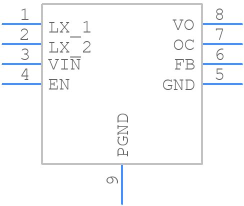 FP6277XR - Feeling Technology - PCB symbol