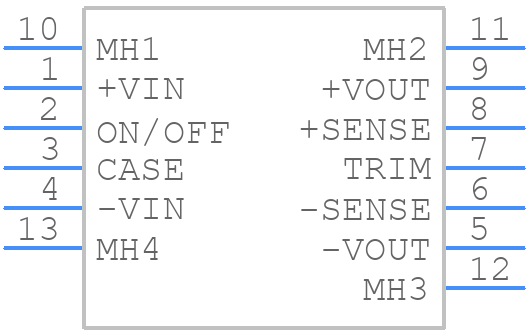 ICH7512S12 - XP POWER - PCB symbol