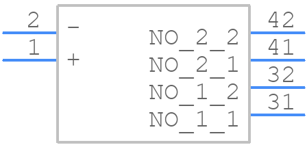 FTR-E1AA012Y-GR - FCL Components - PCB symbol