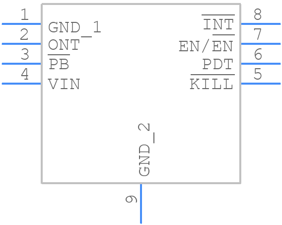 LTC2954CDDB-1#TRPBF - Analog Devices - PCB symbol