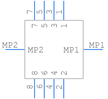 505433-0821 - Molex - PCB symbol