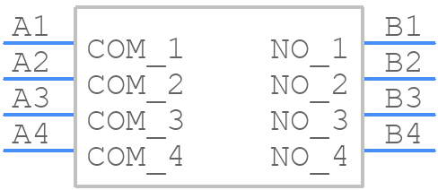 DHNF-04F-Q - Diptronics - PCB symbol