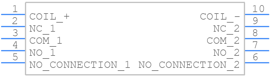 TQ2SA-12V-Z - Panasonic - PCB symbol