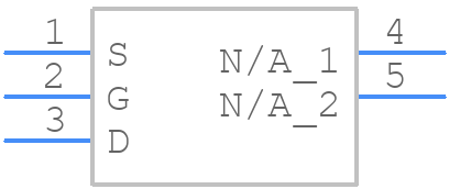 STL5N80K5 - STMicroelectronics - PCB symbol