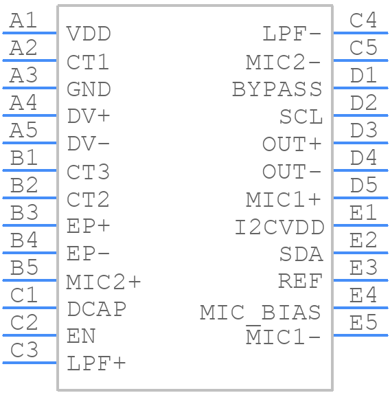 LMV1099TL/NOPB - Texas Instruments - PCB symbol