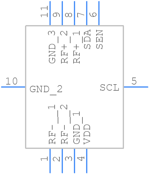 PE64907B-Z - Peregrine Semiconductor - PCB symbol