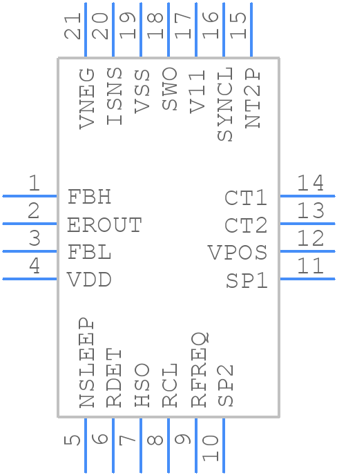 SI3406-A-GMR - Silicon Labs - PCB symbol