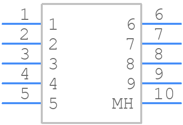 MD-90S - Same Sky - PCB symbol