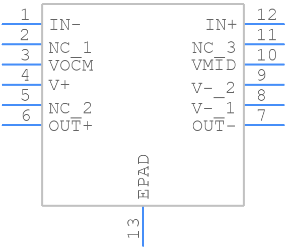 LT6600IDF-2.5#PBF - Analog Devices - PCB symbol