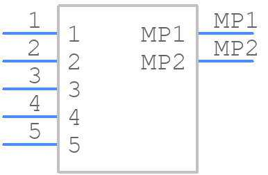 205971-0053 - Molex - PCB symbol