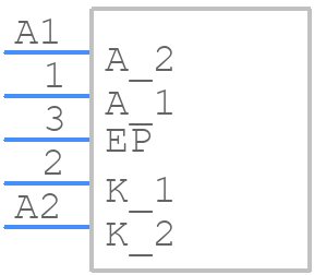CUD1GF1A - SEOUL VIOSYS - PCB symbol