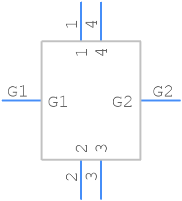 M8AS-04PFFR-SF8001 - Amphenol - PCB symbol