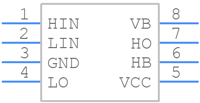 NCP51530ADR2G - onsemi - PCB symbol