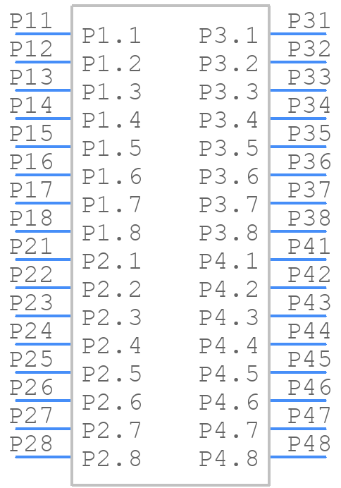 PET-04-01-L-VT - SAMTEC - PCB symbol