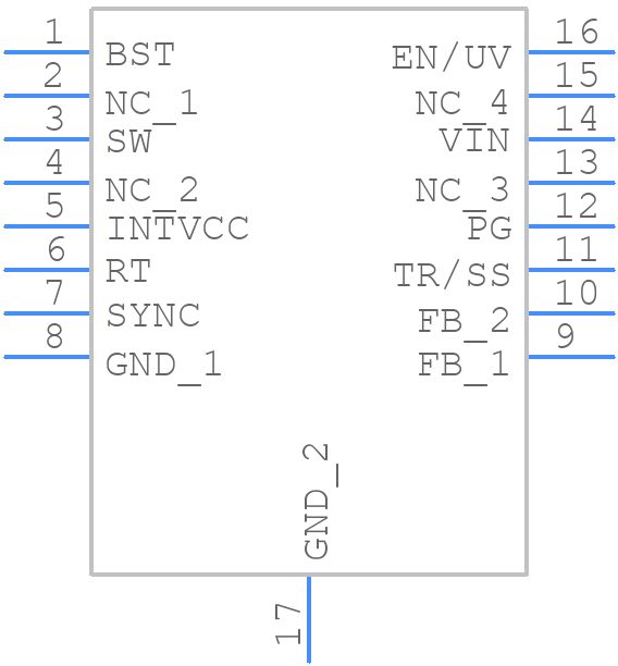 LT8609AJMSE16#PBF - Analog Devices - PCB symbol