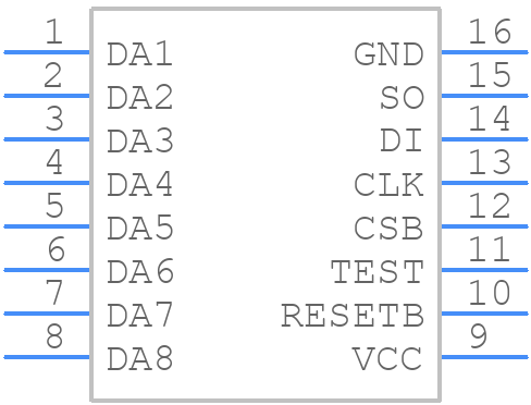 BH2226FV-E2 - ROHM Semiconductor - PCB symbol