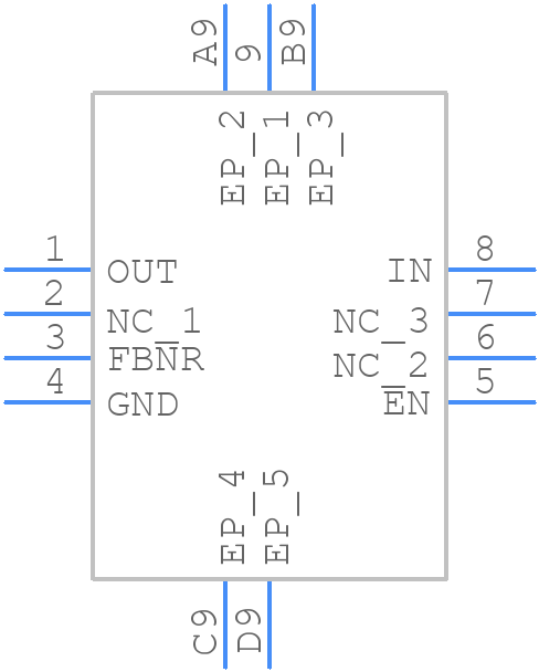 TPS73533DRBR - Texas Instruments - PCB symbol