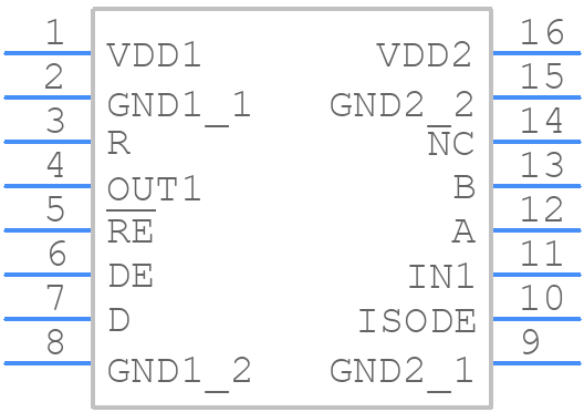 IL485WTR13 - NVE - PCB symbol