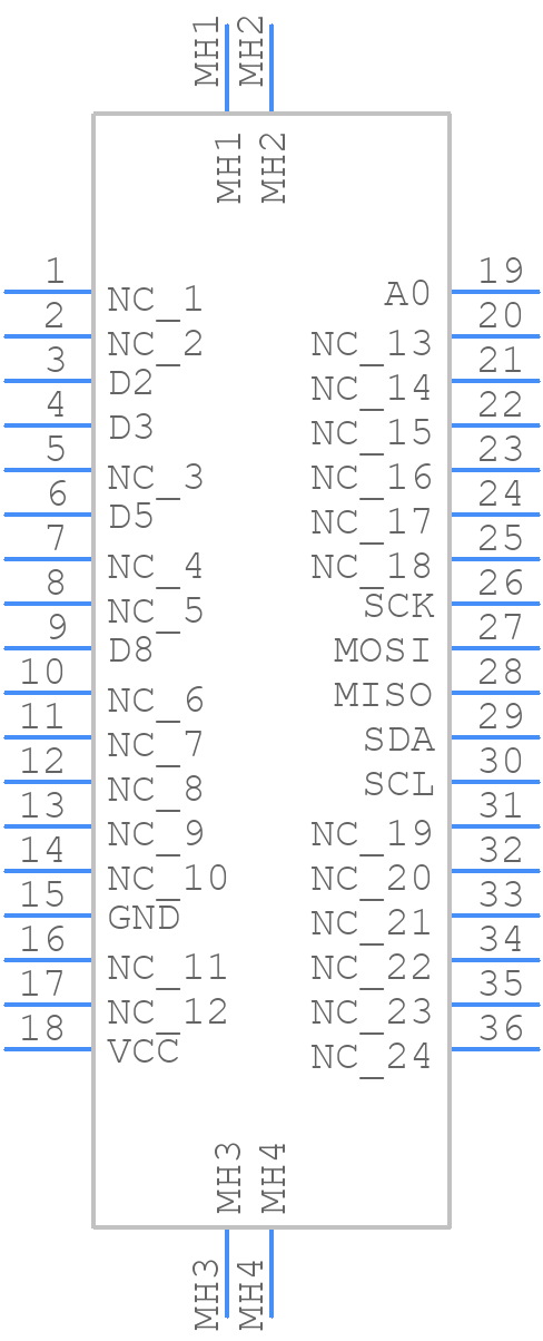 DFR0507 - DFRobot - PCB symbol