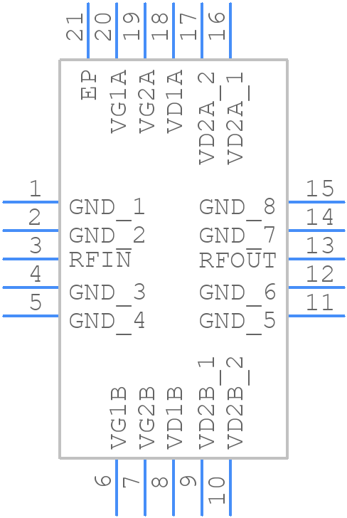 MAAP-010171-TR1000 - MACOM - PCB symbol