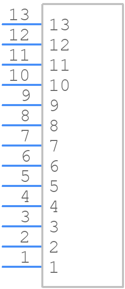1719740013 - Molex - PCB symbol
