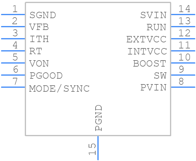 LTC3646HDE-1#PBF - Analog Devices - PCB symbol