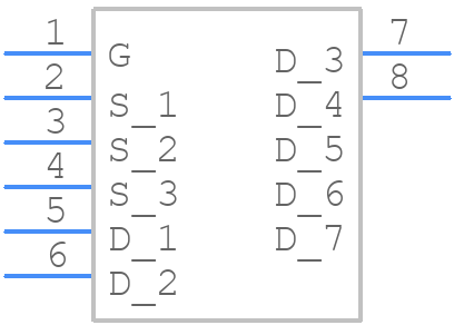 NTMTS001N06CL - onsemi - PCB symbol