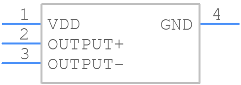 ICS-40730 - TDK - PCB symbol