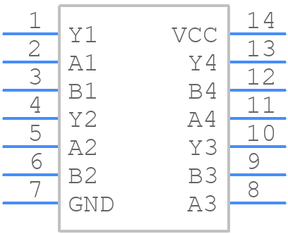 MM74HC02MTC - onsemi - PCB symbol