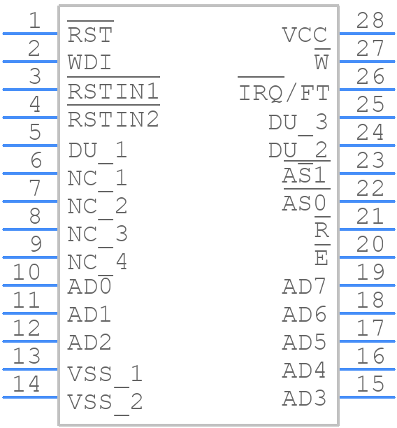 M48T559YMH1TR - STMicroelectronics - PCB symbol