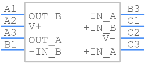 AD8506ACBZ-REEL - Rochester Electronics - PCB symbol