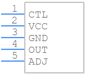 BA00CC0WT - ROHM Semiconductor - PCB symbol