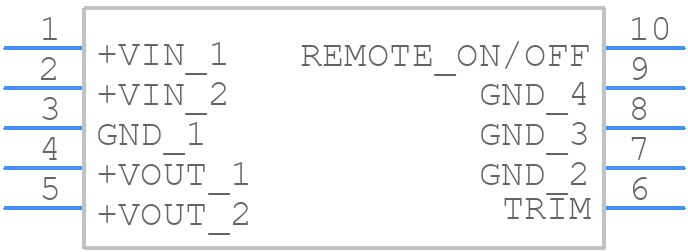 TSR 0.5-2450SM - Traco Power - PCB symbol