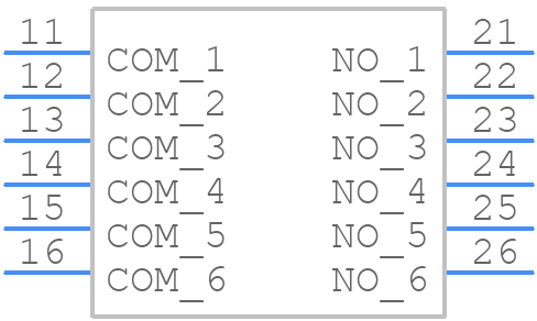 DS04-254-2-06BK-SMT - CUI Devices - PCB symbol