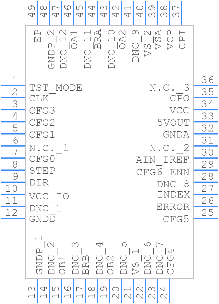 TMC2100-TA-T - Analog Devices - PCB symbol